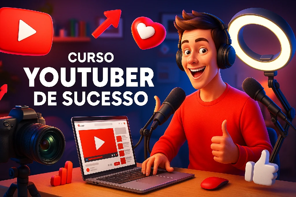 Capa do curso YOUTUBER DE SUCESSO